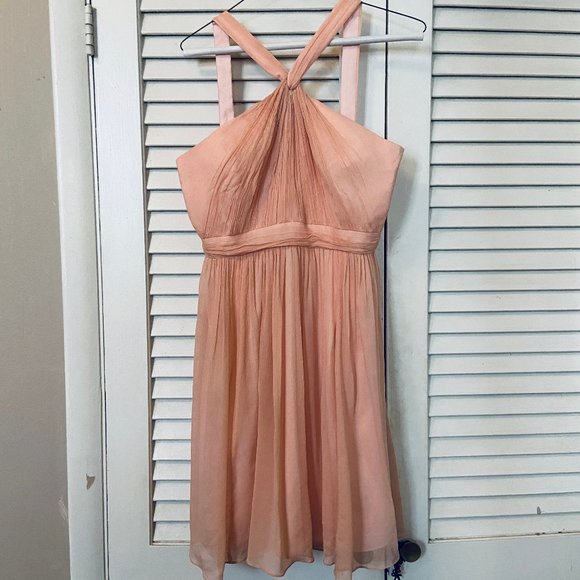 J.Crew Party Dress Petite Sinclair Silk Chiffon - Picture 3 of 8